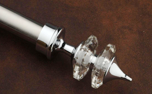 Curtain Bracket Crystal Twin